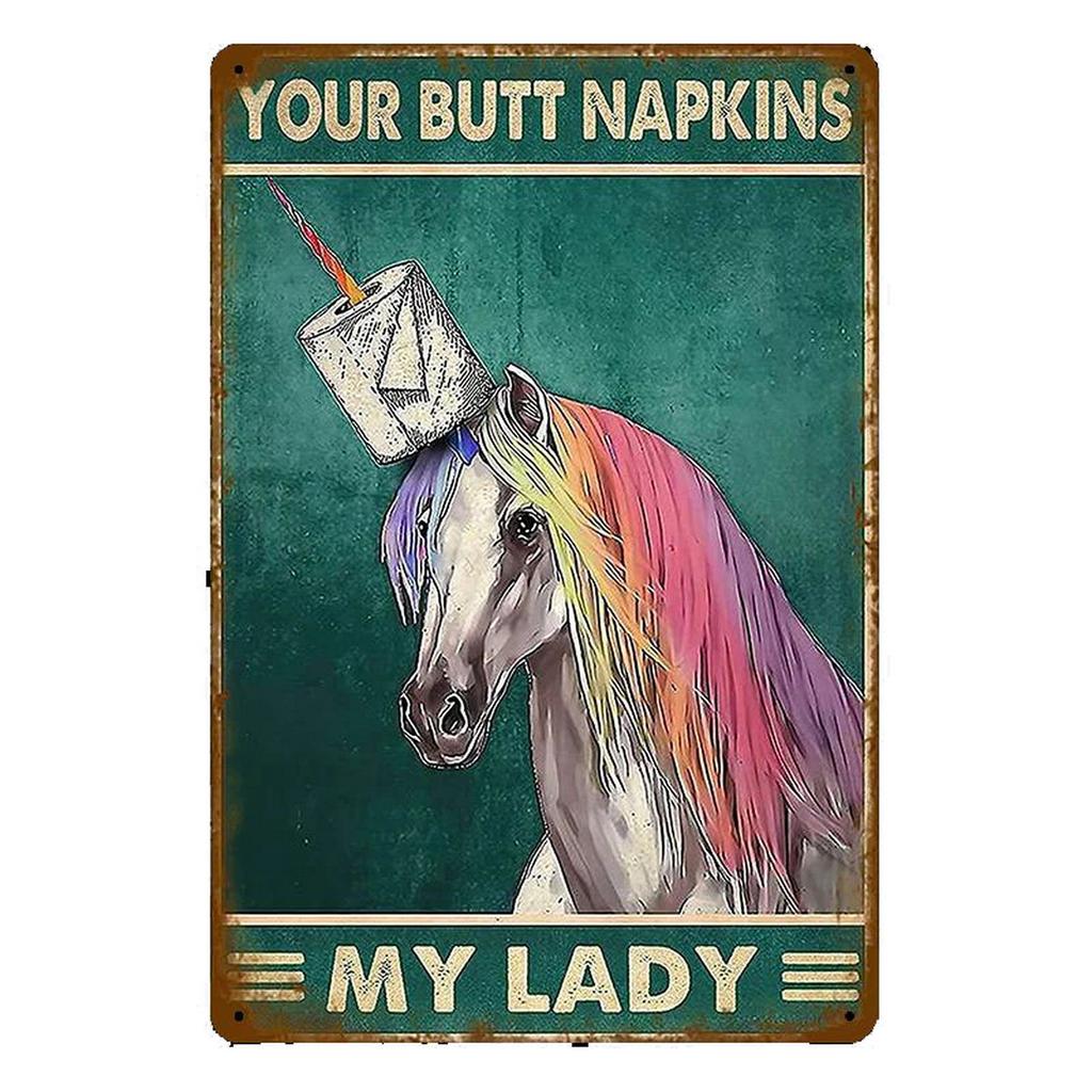 Metallplåtskyltar Tvättrum Toalett Väggdekoration Plakett Vintage Konstaffischer Järnmålning för Mancave Hem Café Klubb Bar