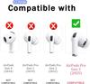 Anti-Slip Ear Hooks,1-2 Pairs black or white Anti-Lost Grips, Secure Earbud Accessories for AirPods Pro 3rd Gen 2026
