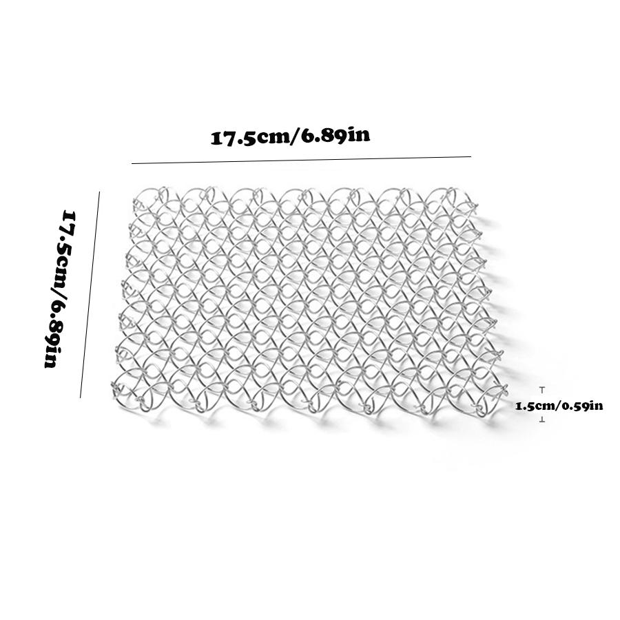 Outdoor Spring Insulated Mat 304 Stainless Steel Heat Insulation Pad Trivet Mat  Pad for  Dishes Pots and Pans for Camping