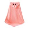 Children Bath Towel Cartoon Animal Embroidery Decor Soft Microfiber Highly Absorbent Newborns Swaddle Blanket Sweat-Absorbent Pad Body-drying Cape