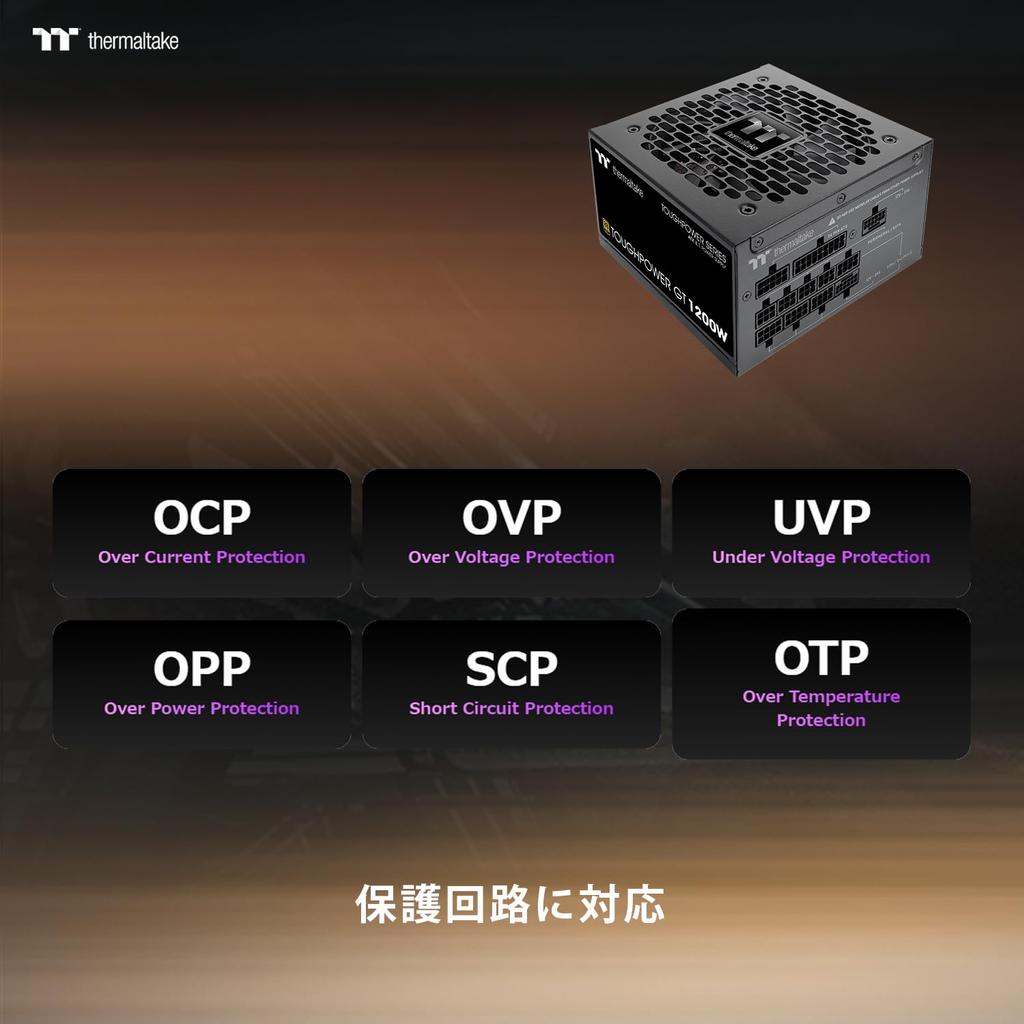 Thermaltake TOUGHPOWER ATX Express Compatible 80PLUS GOLD PC Power Supply Unit PS1615 GT/1200W 3.1/PCI 5.1 PS-TPT-1200FNFAGJ-3