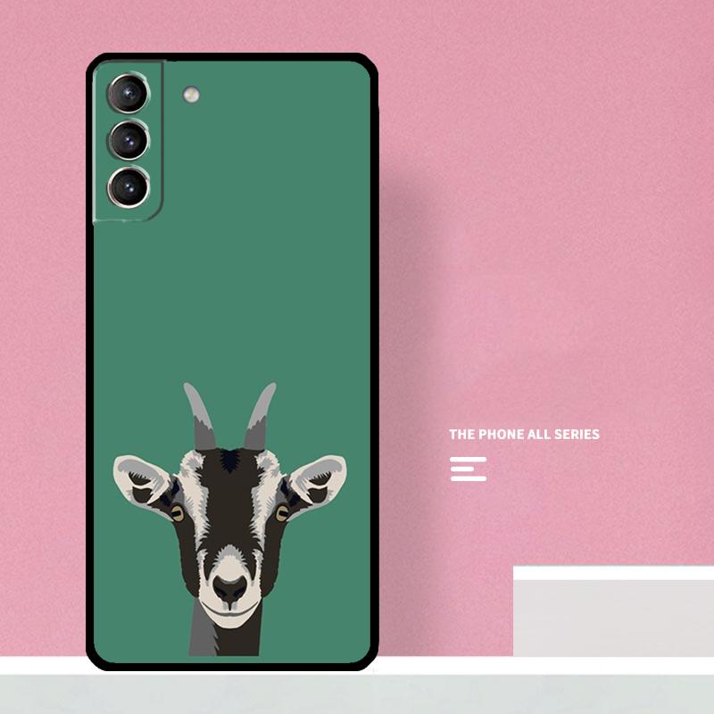 Cute Baby Pygmy Goat Phone Case For Samsung Galaxy S25 Ultra S20 S21 S22 S23 S24 S9 S10 Plus S25 FE Cover Coque