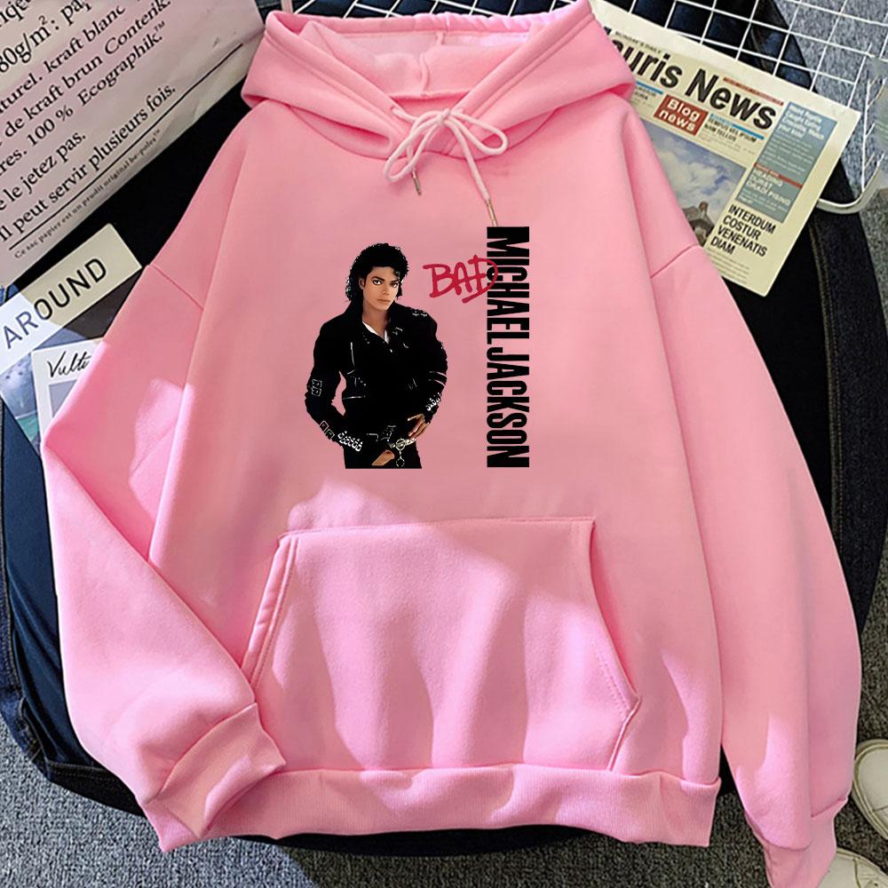 Michael Jackson Grafik-Hoodies Langärmlige Mode-Sweatshirts für Jungen/Mädchen Unisex Grafikdruck Moletom Neue Pullover