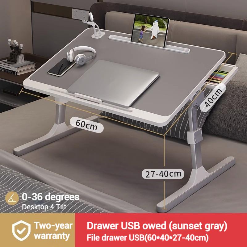 Liftable Multifunctional Folding Table Anti-Slip Laptop Bed Desk Study Work Multi-purpose Portable Lazy Table