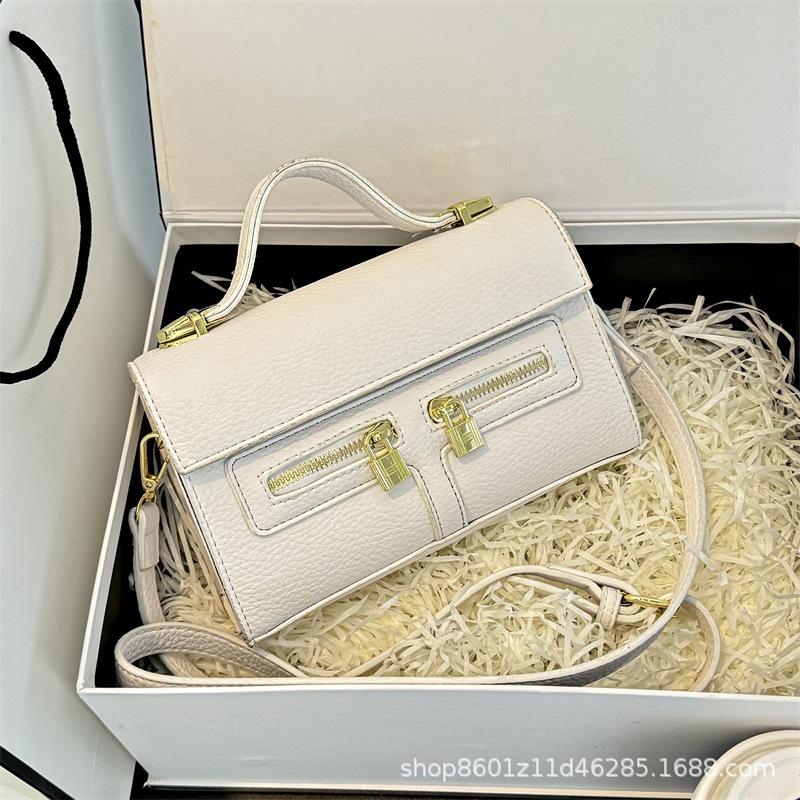 Summer New Retro Fashion Versatile Single Shoulder Women's Messenger Bag Niche High-end Portable Small Square Bag