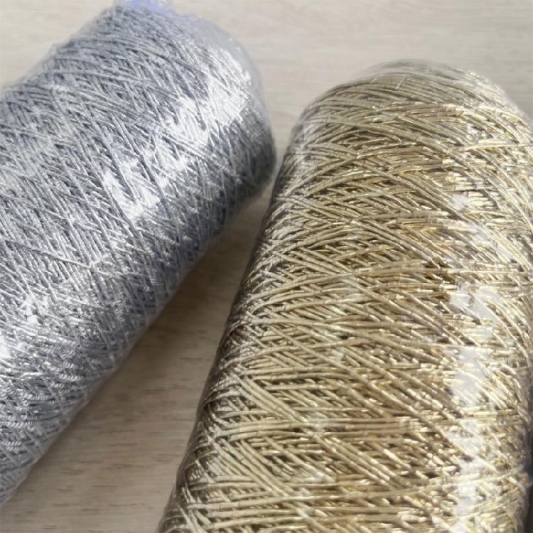 200g/Roll Metallic Crochet Thread for Making Handbag, Purse, Clothing Embellishments, Knitting Thread Yarn