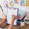 Large-Capacity A4 File Organizer with Clipboard - Durable PP Material,Multi-Functional Document Holder for Students & Office Use