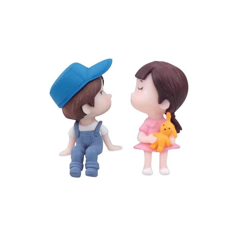 Autoinnendekorationsprodukte, Mittelkonsole Rückspiegel, Auto Paar Ornamente, Autoinnendekorationszubehör