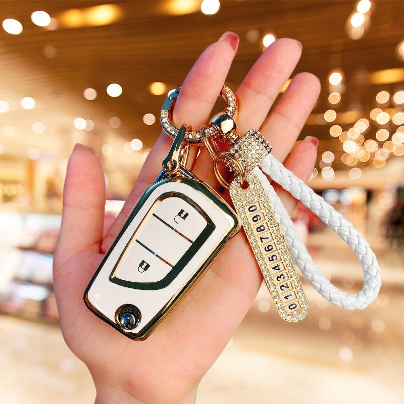 Suitable for Toyota 2024 Corolla Sharp Key Set Frontalanda 24 Willanda Special Buckle Case for Men and Women
