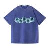Fashion Wash Japanese Design T-shirts Casual Washed Acid Lover Loose Fit Tees Vintage Harajuku Hiphop Tunics Oversized