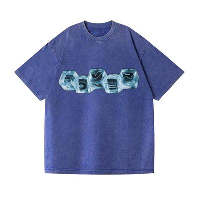 Mode Waschen Japanisches Design T-Shirts Lässig Gewaschen Säure Liebhaber Lockerer Schnitt T-Shirts Vintage Harajuku Hiphop Tuniken Übergroß
