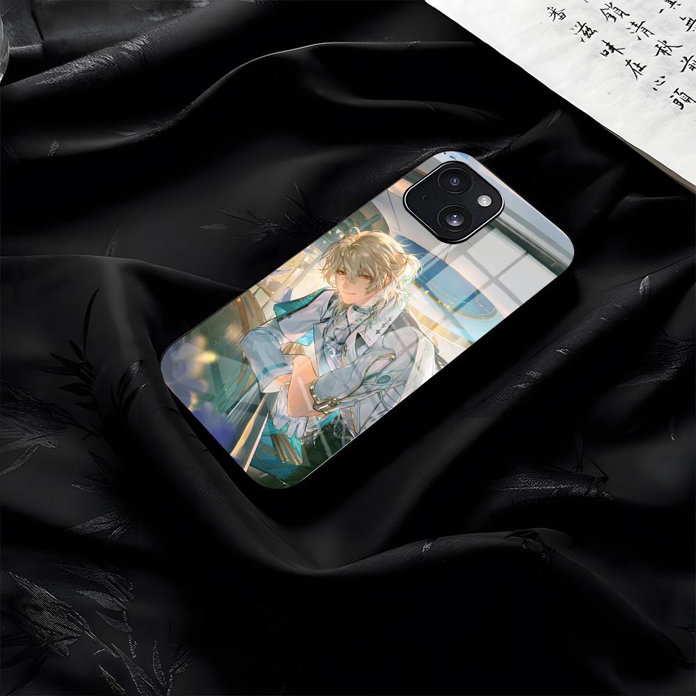 Wuthering Waves Luuk Herssen Phone Case For IPhone 17 Pro Max 16 15 14 Pro Max 13 11 Plus Glass Cover