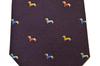 Paul Smith Silk Dog Pattern Tie Blade eps18w008 Purple (8cm Width) / AE31-59 /