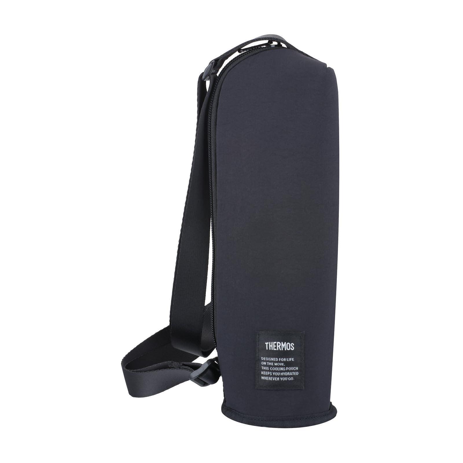 Thermos My Bottle 500ml with shoulder machine BK Pouch approx capacity strap strap washable black APQ-500 чёрный 4440₽