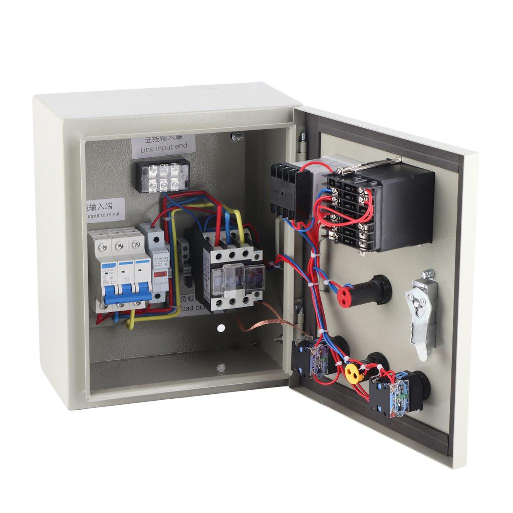PID Temperature Controller Thermostat Box 3 Phase 15KW High Accuracy Digital Display Smart Temp