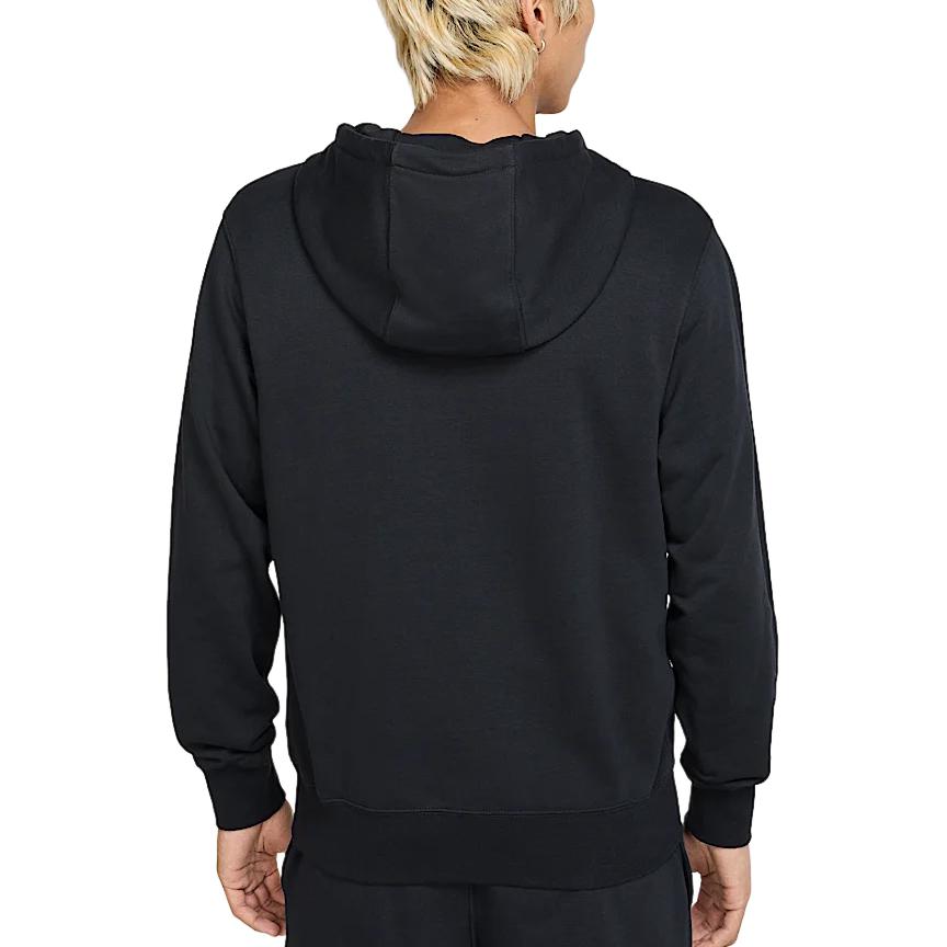 Nike Club Zip Up Französisches Langarm-Hoodie Herren Sweatshirts Schwarz FN3885010