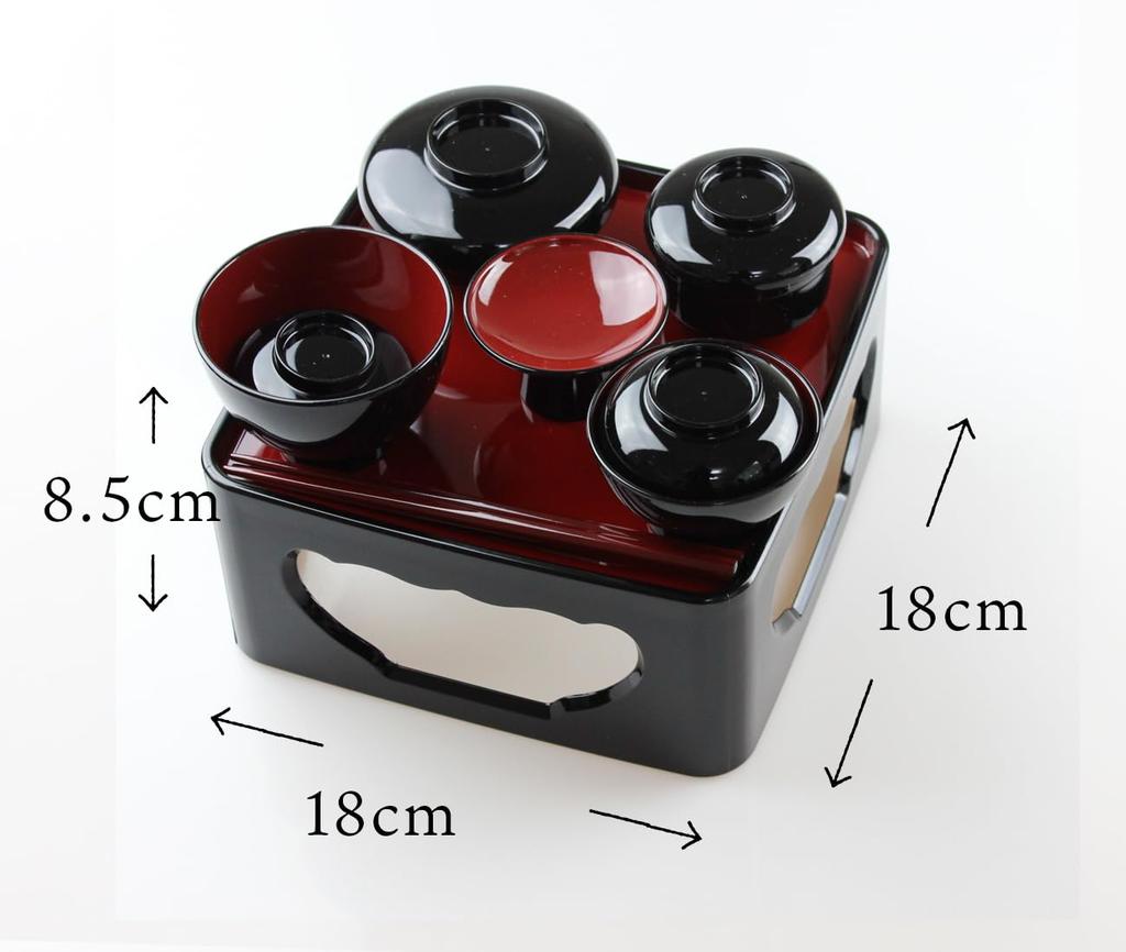 Fujishiro Kogei Japanese Lacquerware Buddhist Altar Dishwasher Safe Inches Table, Nagamine, (Bowl) (6 (approx. 18cm))