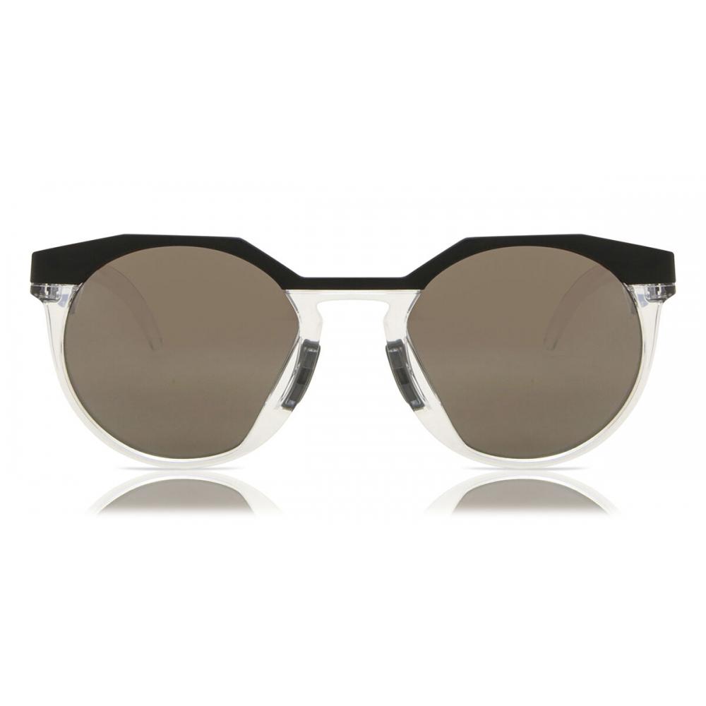 Oakley Oo9242a Hstn Asian Fit Polarized 924205 Unisex Sunglasses Matte Black Transparent/52-21-142