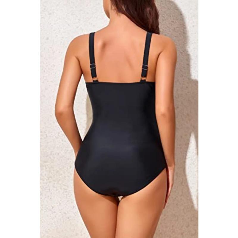 Vintage One Piece Swimsuit Sexy Printed Swimming Suit for Women Summer Monokini Swimwear Bathing Suits Boho Ladies Swimsuits