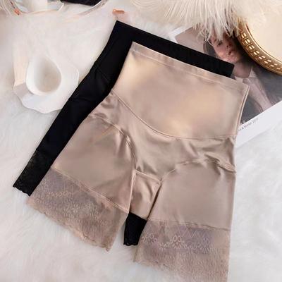 Seamless High Waisted Lace Strong Hip Abdominal Compression Safety Breathable Beautiful Waist Cornered Underwear for Women Panties