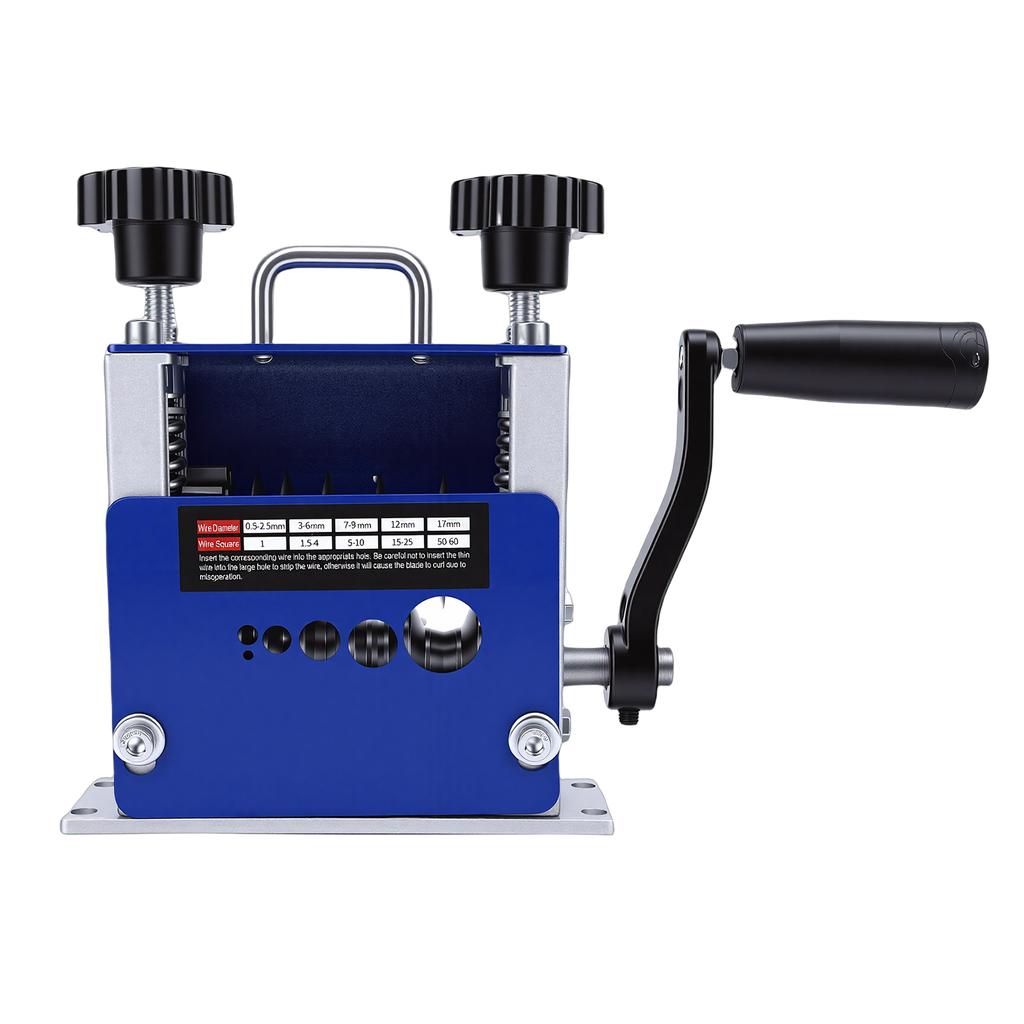 Wire Stripping Machine Hand Crank Or Drill Powered Electrical Wire Stripper for 3.5mm 7mm 9mm 12mm 17mm Cables