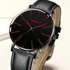 Geneva Watch Accessories Set Men'S Watch Accessories Ring Business Pu Belt Quartz Watch