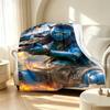 Avatar Pattern Blanket for Home Decoration, Bed, Sofa, Car Travel, Camping, Suitable for All Seasons, Birthday Christmas Gift