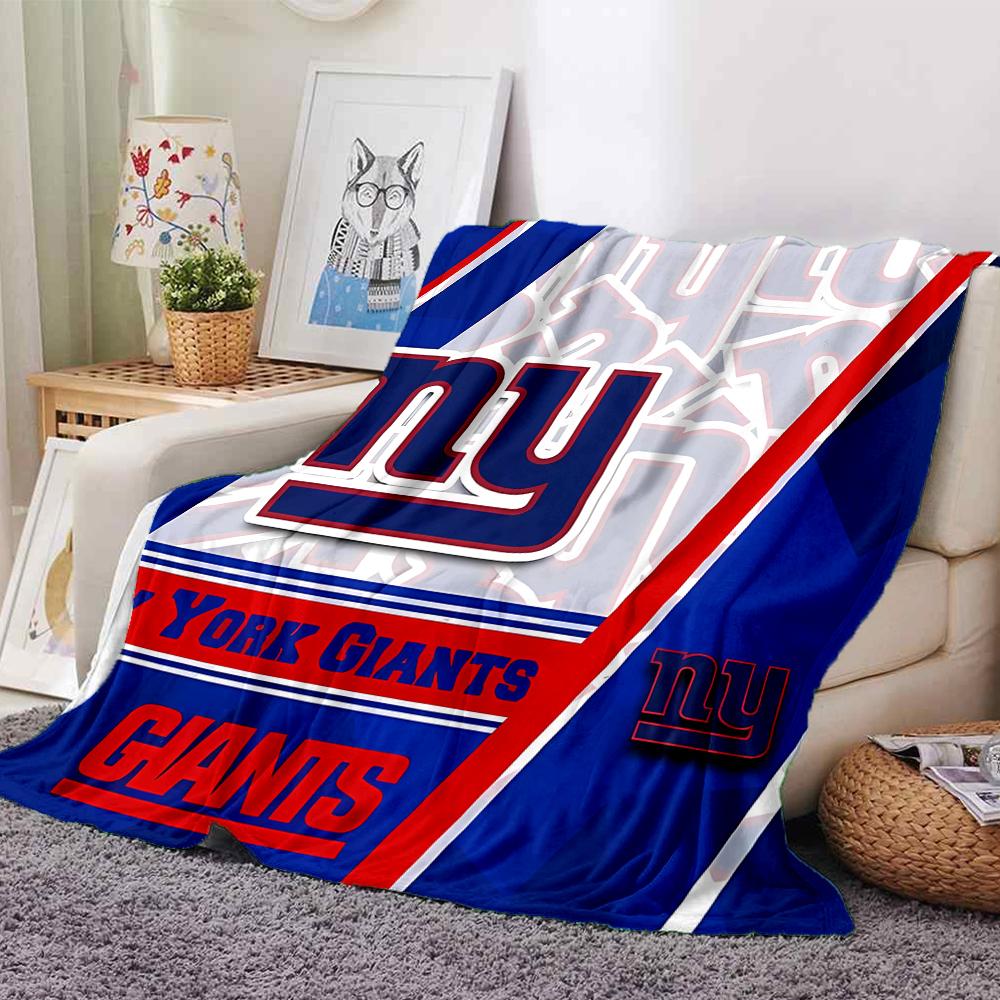 1pc Blanket - New York Giants logo Print Design,Lightweight Blanket for Sofa,Bed- Soft &Warm,Gift for All Seasons