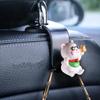 Car Seat Lucky Cat Back Hook Interior Supplies Car Seat Backrest Cutie Storage Car Accessories Decorative Adorns Creative Decor