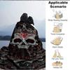1pc Gothic Skull Crown Blanket, Lightweight Flannel Throw For Sofa, Bed, Travel, Camping, Livingroom, Office, Couch, Chair, And Bed,