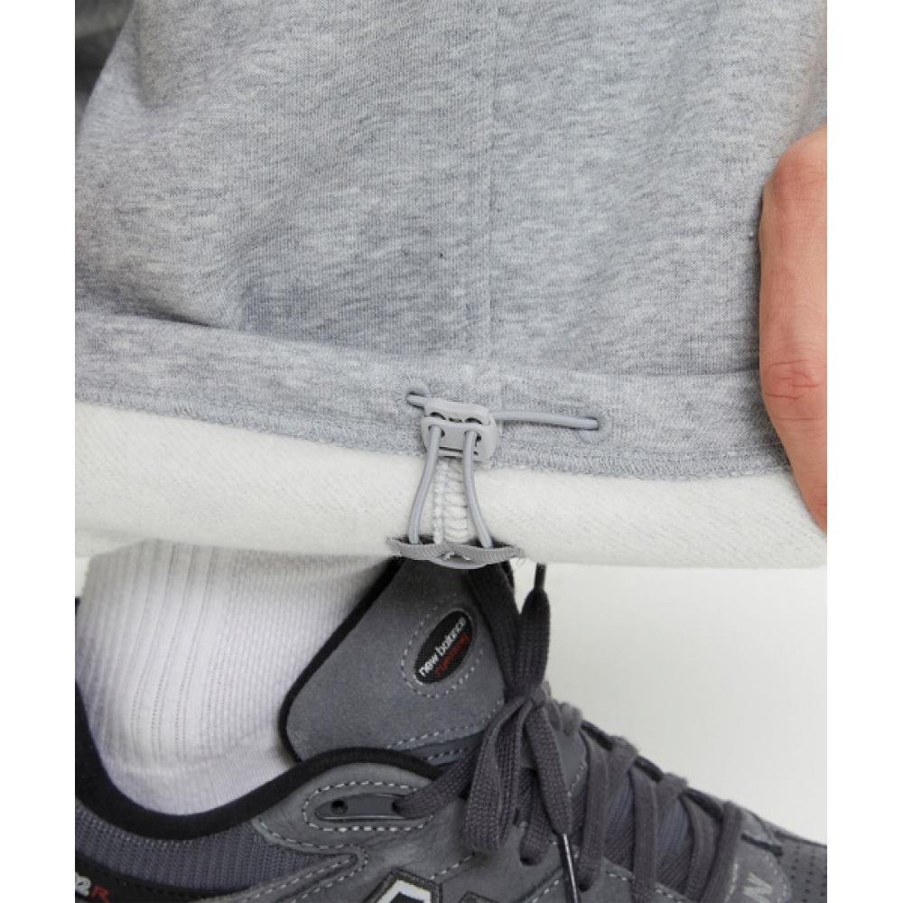 New Balance Nbmle41043 Uni Ess Classic Brushed Wide Pants  Gray 