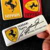 Adesivi Emblema Auto in Lega di Alluminio 3D Decalcomania Modifica Badge per Ferrari F430 Stradale 458 488 599 612 FF F12 Accessori Auto