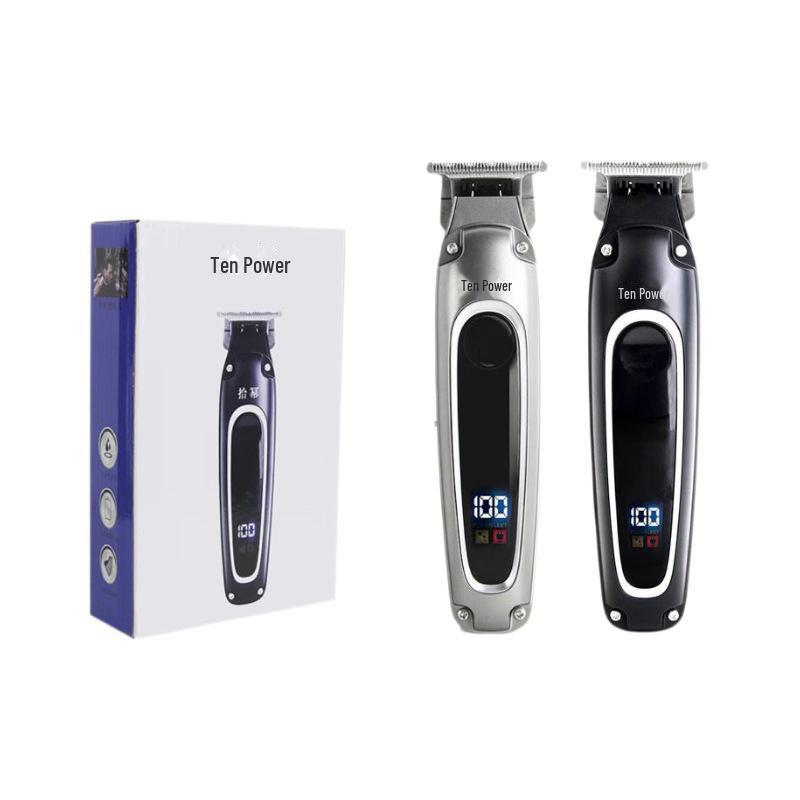 Shimi Digital Display USB Hair Clipper: Electric Hair Salon Tool and Shaver