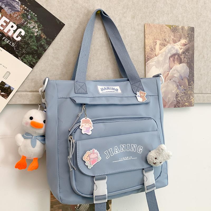 Primary School Girl Junior High School Student Burgundy Backpack High School Student College Student Backpack