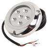 12V 24V Yacht Underwater Light 316 Stainless Steel 100 degrees  Lighting Angle IP68 Waterproof 6 LED Chips Seawater Tail Dome Swimming Pool Lamp