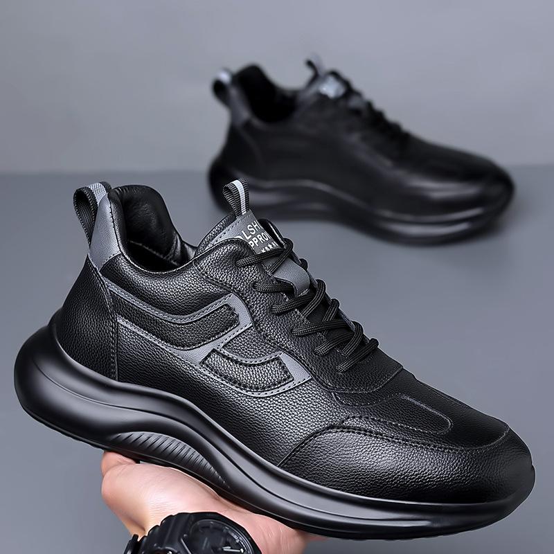 

2025 новая осенняя повседневная обувь ins европейская станция увеличение высоты мужская обувь шнуровка модная мужская повседневная спортивная обувь 44