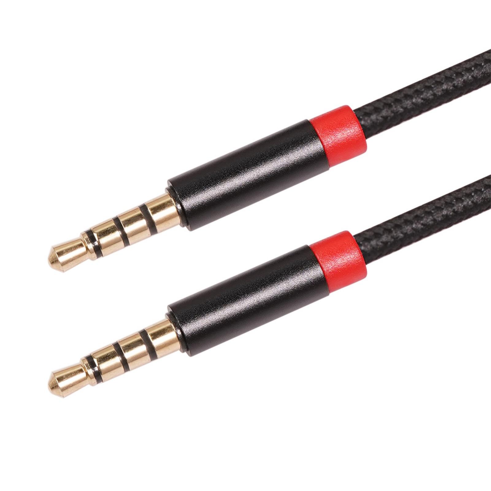 

3,5 мм ПВХ штекерный кабель аудио медь MP3 наушники автомобильный удлинитель Aux кабель провод 100cm чёрный