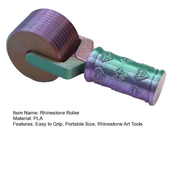 Rolka do sztuki z dżetami Odłączana Przenośna Malowanie haftu dżetami Ręczna rolka DIY Projekt dżetów Narzędzia do dociskania Akcesoria