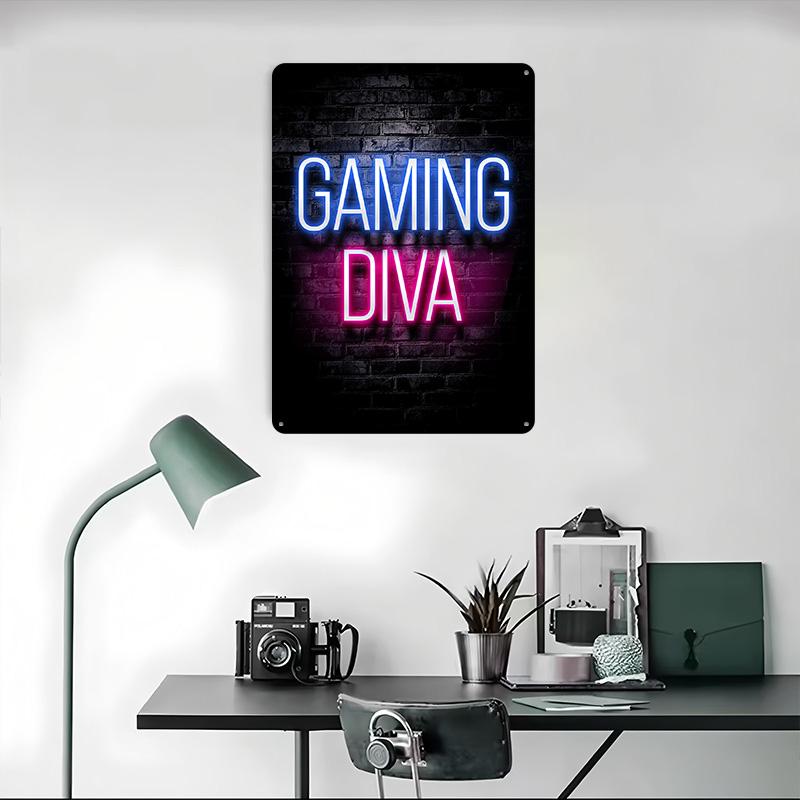 Gaming Gamer Quote Quotes Poster Customized Wall Art Vintage Metal Signs Retro Tin Plaque for Man Cave Home Decoration Luxury