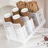 Practical Detachable Coffee Corner Organizer For Pods Cups And Drinking Straws Drinkware Display Stand