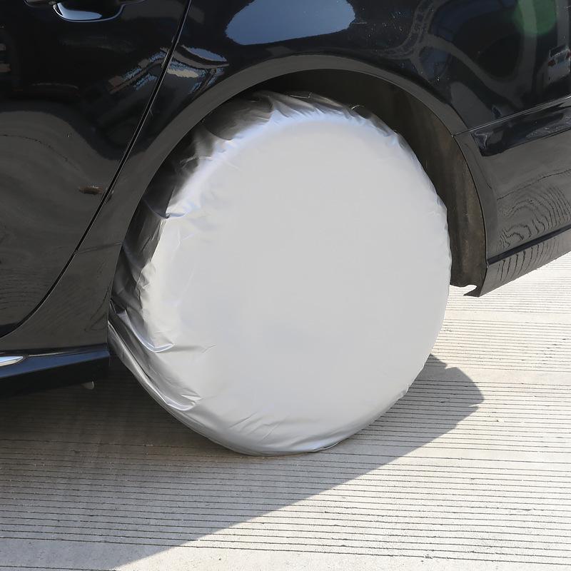 1/4Pcs Universal Wheel Tire Covers Oxford Waterproof Sun Protectors Wheel Tire Covers For Camper Car Truck Tire Storage Bag