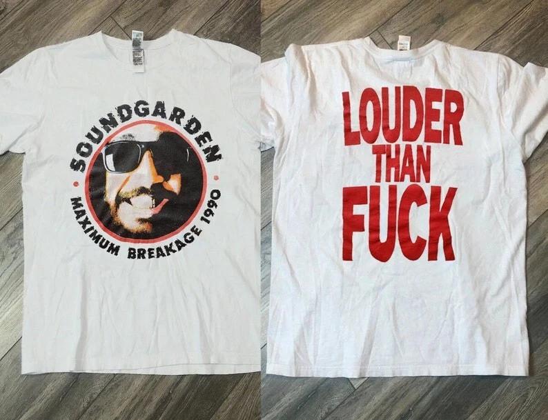 Soundgarden Maximum Breakage 1990 Tshirt Soundgarden Louder Than Love Shirt S