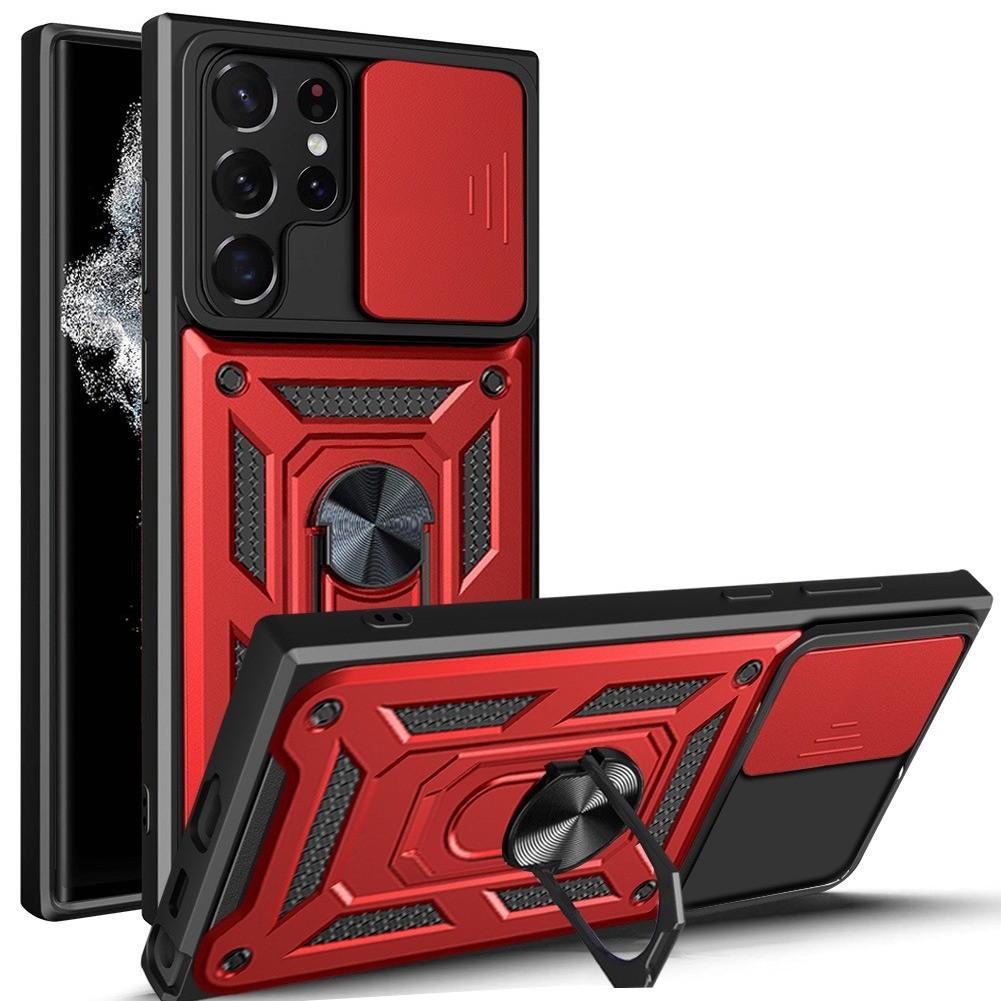 Samsung For Galaxy S24 Anti Fall Magnetic Phone Case With Bracket Protect Lens