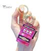 Mini Casino Game Console Keychain Portable Plastic Key Chain Fun Gift for Gamers Multi-Functional Gaming Key Ring