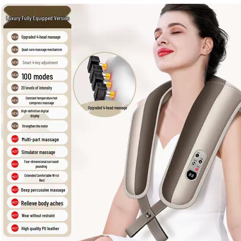 AUX Multifunctional Shoulder & Neck Massager Shawl