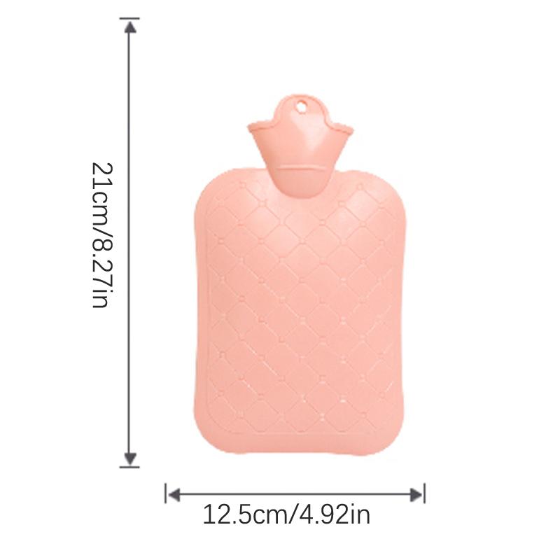 Cute Hot Water Bottle Bag For Girls Plush Shoulder Hand Warmer Heat Pack Warm Belly Instant Hot Pack Winter Water Heating Pad