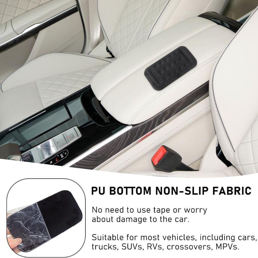 2 PCS Arm Rest Elbow Pads for Car, 5.1" × 2.6" Vehicle Door Thigh Support A