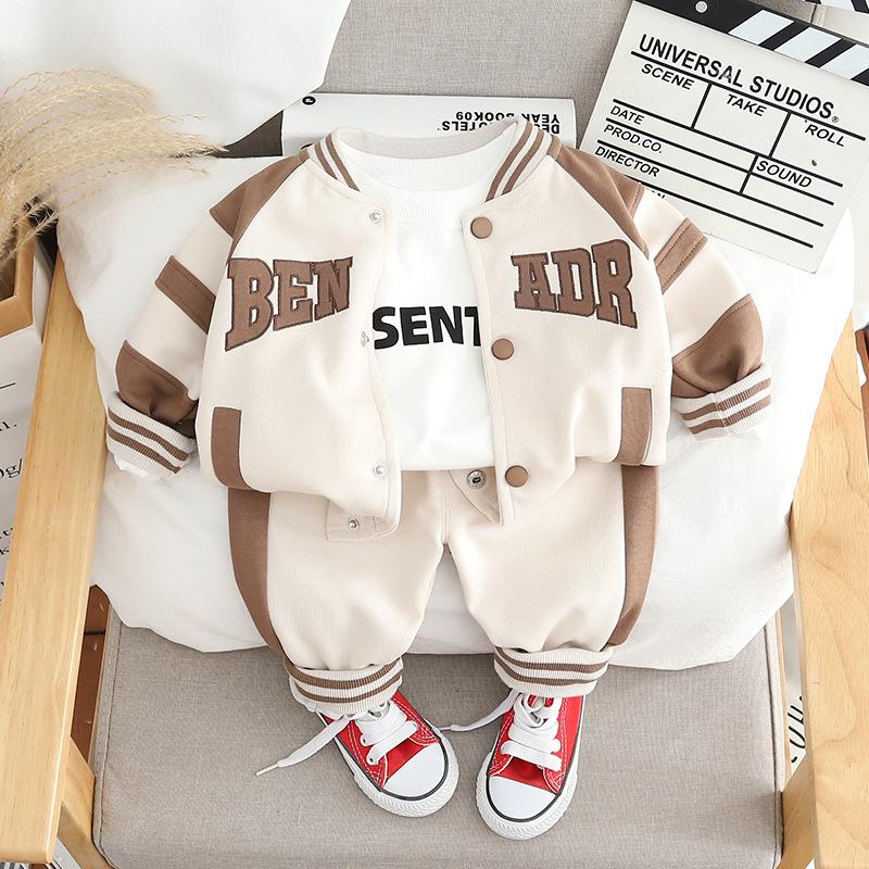 Jungen Sport Langarm Weich Bequem Tragen Hosen Sets Frühling Herbst