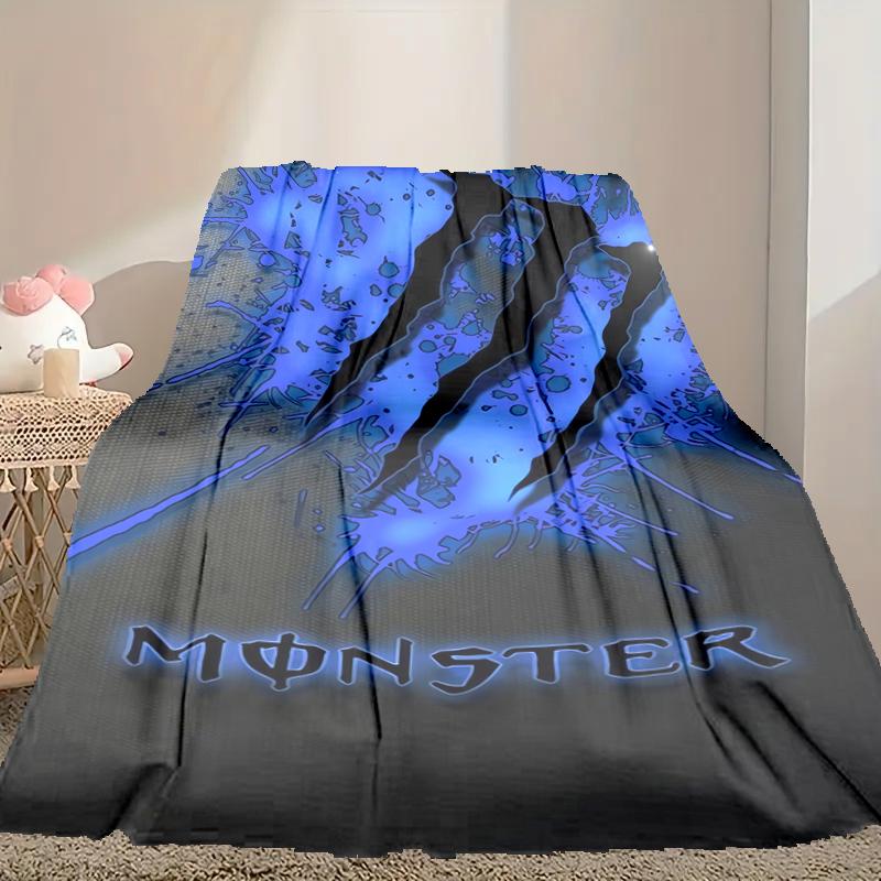 [Monster Blanket] Soft Throw Blanket for Bed Sofa, Holiday Gift Blanket for Women Men Family Friend