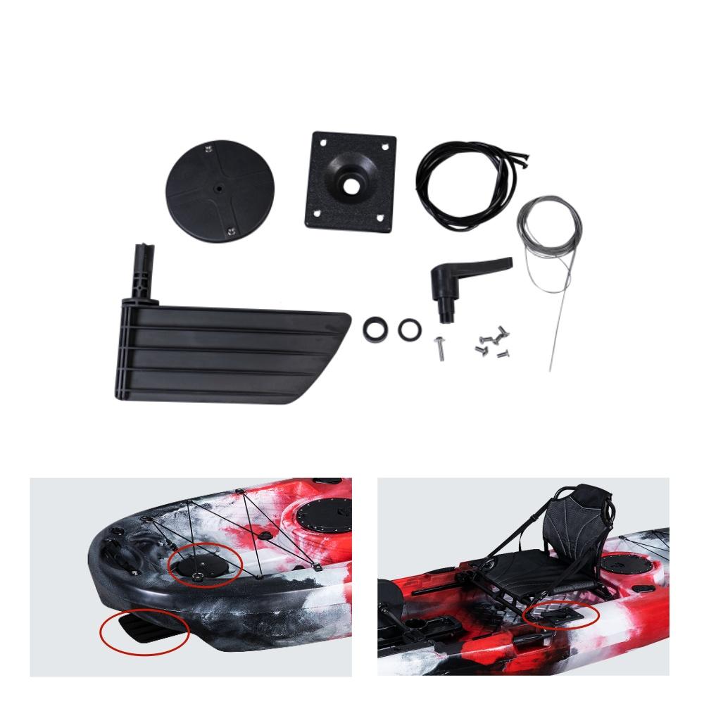 LSF Factory Manufacturer Kayak Accessories Plastic Rudder System for Pedal Fishing Kayak чёрный